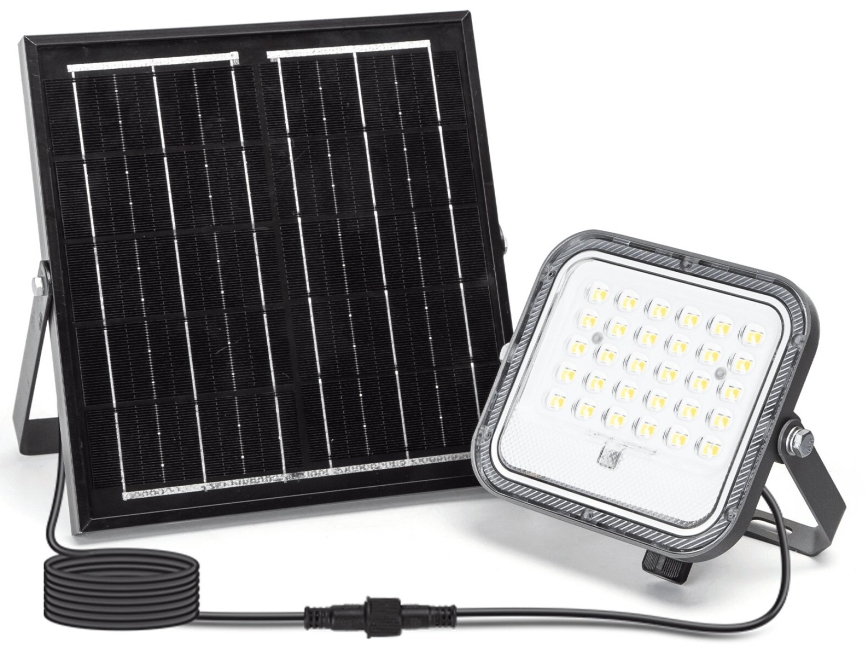 Aigostar - LED Dimbare zonne-schijnwerper LED/50W/3,4V 3000/4000/6500K IP66 + afstandsbediening