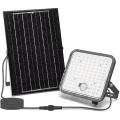 Aigostar - LED Dimbare zonne-schijnwerper met sensor LED/120W/3,4V 6500K IP66 + afstandsbediening