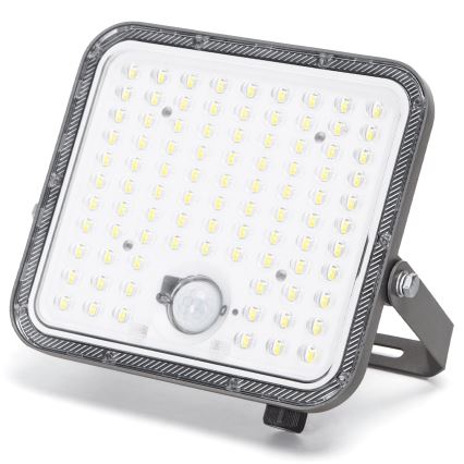 Aigostar - LED Dimbare zonne-schijnwerper met sensor LED/120W/3,4V 6500K IP66 + afstandsbediening
