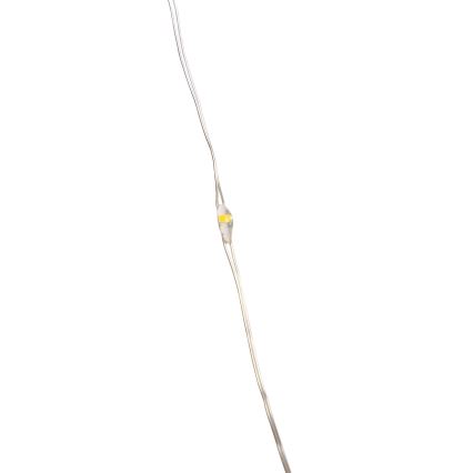 Aigostar - LED guirlande de Noël d'extérieur 150 LED / 8 fonctions 3xAA 15,3 m IP44 blanc chaud