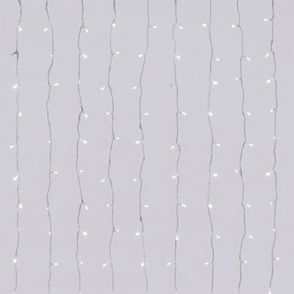 Aigostar - Guirlande de Noël extérieure à LED 156xLED/8 fonctions 4,2x1,2m IP44 blanc froid