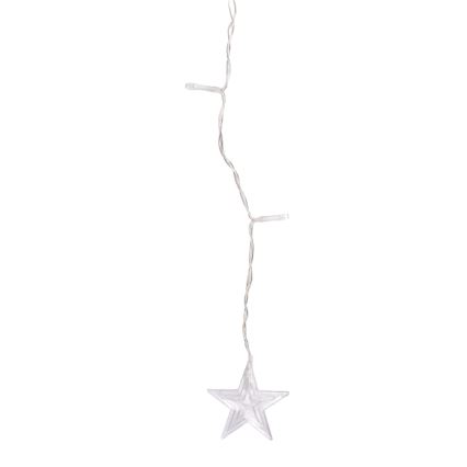 Aigostar - Guirlande de Noël LED extérieure 168xLED/8 fonctions 3x1,5m IP44 blanc chaud étoiles