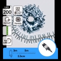 Aigostar - LED guirlande de Noël extérieure 200xLED/8 fonctions 8m IP44 blanc froid