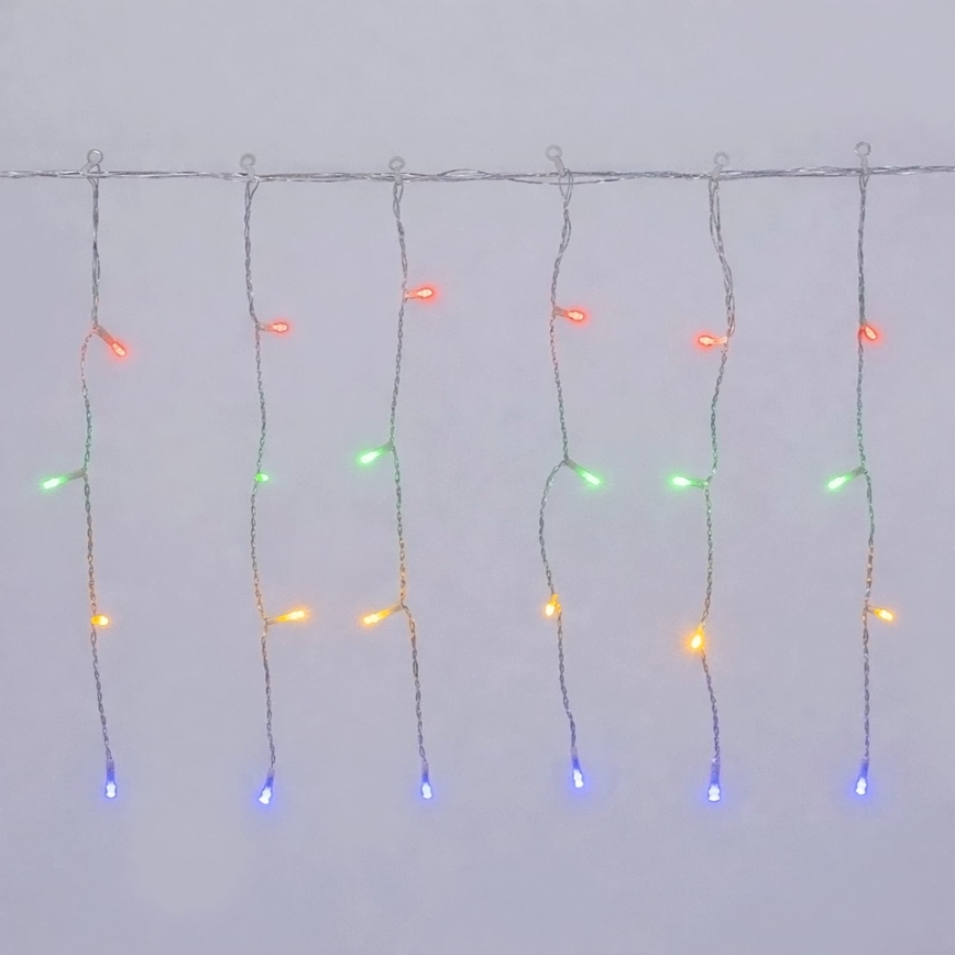 Aigostar - Guirlande de Noël LED extérieure 300 LED / 8 fonctions, 3xAA, 18 x 0,4 m, IP44, multicolore