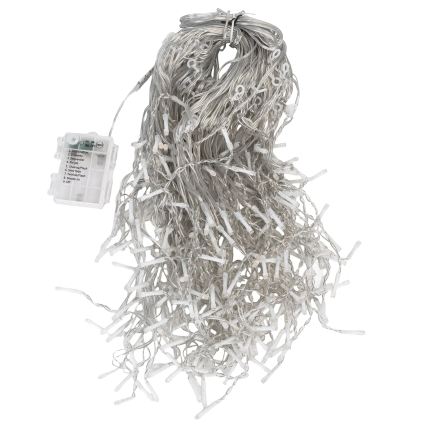 Aigostar - Guirlande de Noël LED extérieure 300 LED / 8 fonctions, 3xAA, 18 x 0,4 m, IP44, multicolore