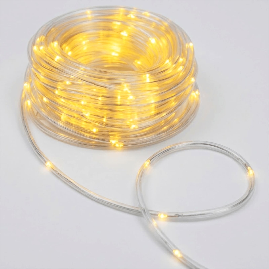 Aigostar - Guirlande de Noël LED d'extérieur 150xLED/8 fonctions 3xAA 15,3m IP44 blanc chaud
