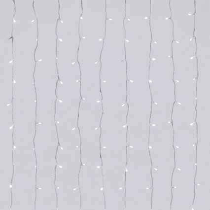 Aigostar - Guirlande lumineuse LED d'extérieur 192xLED/8 fonctions 3xAA 4,5x1,2m IP44 blanc froid