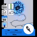 Aigostar - LED guirlande lumineuse de Noël extérieure 100xLED 13m IP44 bleue