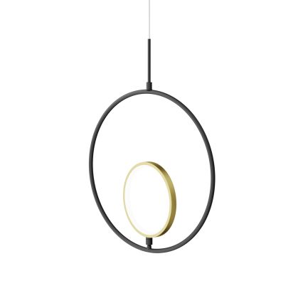 Aigostar - LED Hanglamp aan een koord LED/15W/230V 6500K zwart/goud