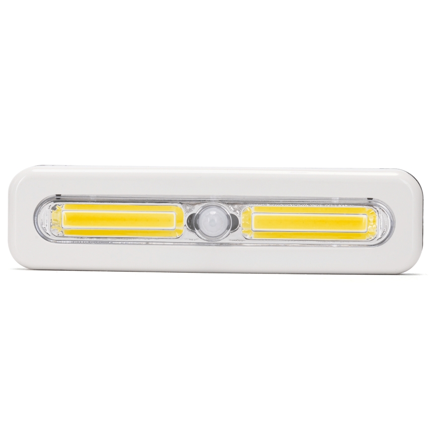 Aigostar - LED-kastverlichting met bewegingssensor LED/3xAAA 3000K wit