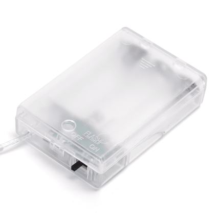 Aigostar - LED Kerst lichtsnoer 100xLED/3xAA 10,3m warm wit