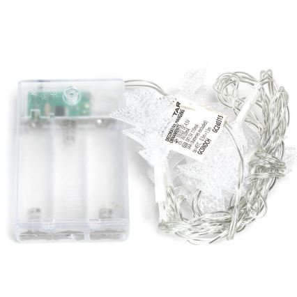 Aigostar - LED Kerst lichtsnoer 20xLED/3xAA 3,3m bomen