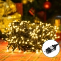 Aigostar - LED Kerst lichtsnoer voor buiten 400xLED/8 Functies 23m IP44 warm wit