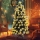 Aigostar - LED kerstboom voor buiten, 165 LED, 8 functies, 1,5 m, IP44, warm wit