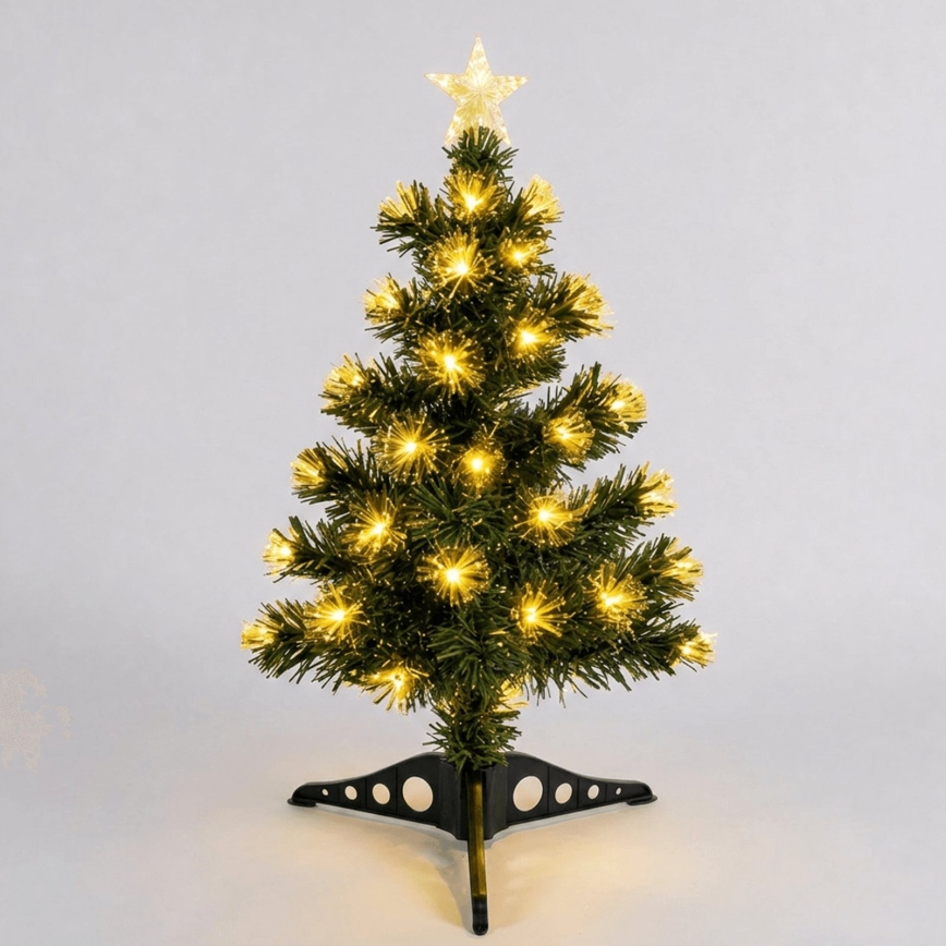 Aigostar - LED kerstboom voor buiten 55xLED/8 functies 0,6 m IP44 warm wit
