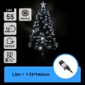 Aigostar - LED kerstboom voor buiten LED/3,6W/230V 60 cm IP44 koud wit