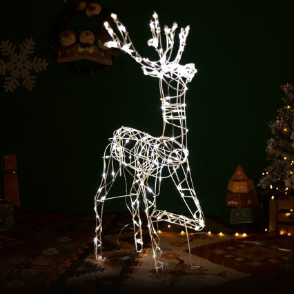 Aigostar - LED Kerstdecoratie voor buiten LED/3,6W/31/230V 2700K 105 cm IP44 rendier