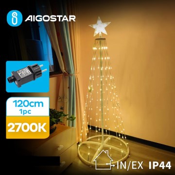 Aigostar - LED Kerstdecoratie voor buiten LED/3,6W/31/230V 2700K 120 cm IP44