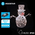 Aigostar - LED Kerstdecoratie voor buiten LED/3,6W/31/230V 6500K 60 cm IP44 sneeuwpop