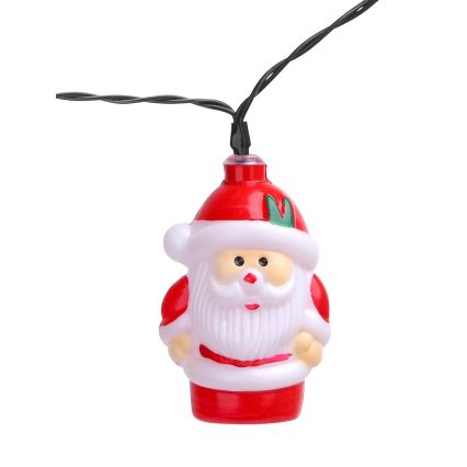 Aigostar - LED-kerstketting op zonne-energie 10xLED/3,8 m IP44 koud wit 400 mAh