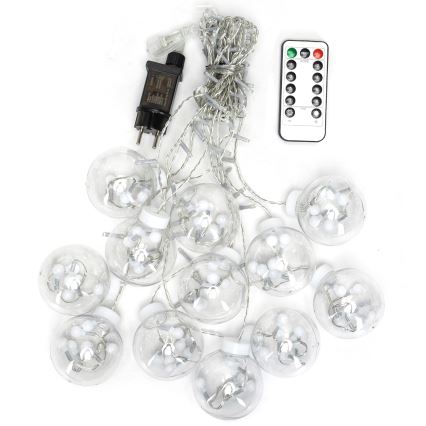 Aigostar - LED buiten kerstverlichting 120xLED/8 functies 3x0,6m IP44 warm wit + afstandsbediening