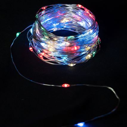 Aigostar - LED kerstslinger 20xLED/2xCR2032 2m meerkleurig
