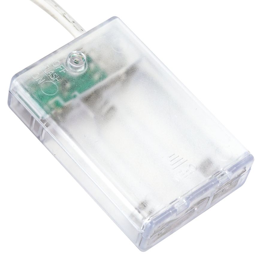 Aigostar - LED kerstsnoer 100xLED/3xAA 10,3m koud wit