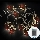 Aigostar - LED kerstsnoer 20xLED/3xAA 3m warm wit rendier