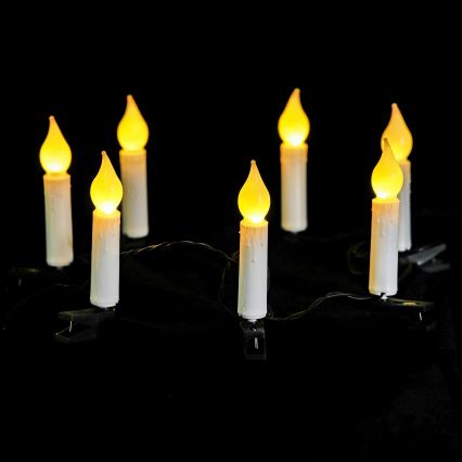 Aigostar - LED kerstverlichting 25xLED/3xAA 5 m warm wit