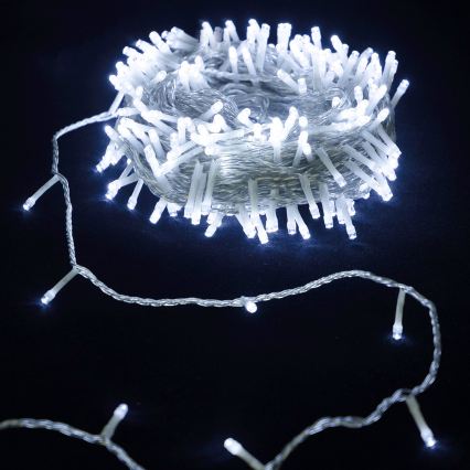 Aigostar - LED kerstsnoer 30xLED/3xAA 3,3m koud wit