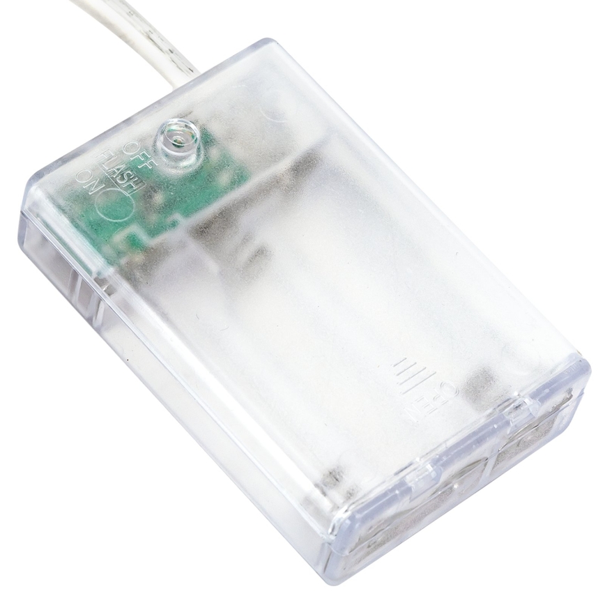 Aigostar - LED kerstsnoer 30xLED/3xAA 3,3m warm wit
