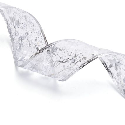 Aigostar - LED-kerstverlichting 50xLED/3xAA 5 m warm wit zilver