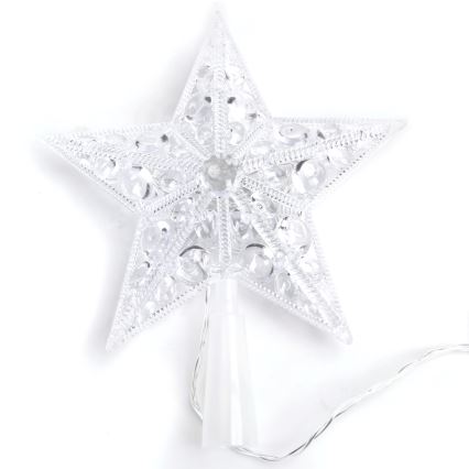 Aigostar - LED kerstster 10xLED/3xAA warm wit