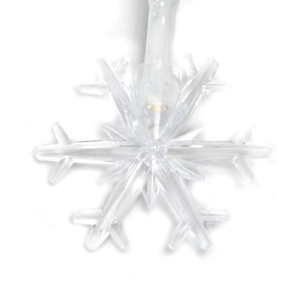 Aigostar - LED-kerstverlichting 20xLED/3xAA 3,3m met sneeuwvlokken