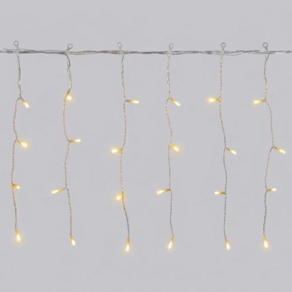 Aigostar - LED kerstverlichting voor buiten 100xLED/8 functies 8x0,4m IP44 warm wit