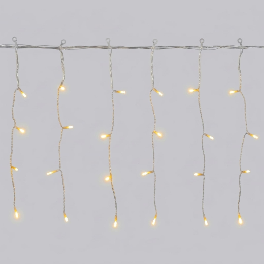 Aigostar - LED-kerstverlichting voor buiten 400xLED/8 functies 23x0,4m IP44 warm wit