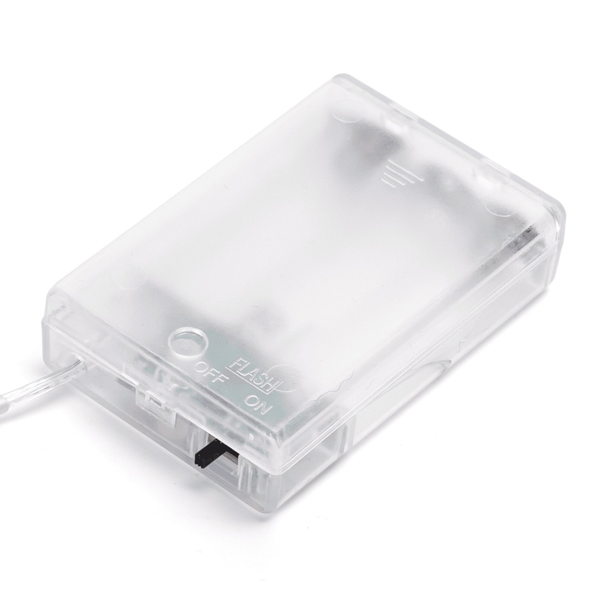 Aigostar - LED-lichtsnoer 100x LED/3x AA 10,3 m warm wit