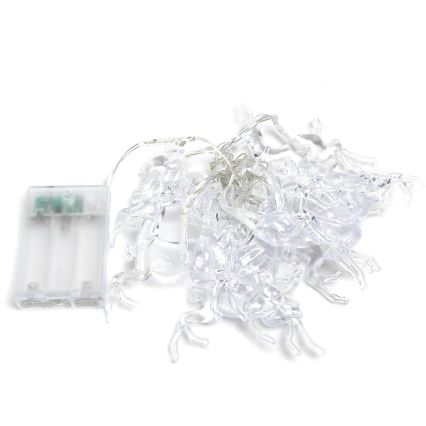 Aigostar - LED-lichtsnoer 20xLED/3xAA 3,3m rendieren