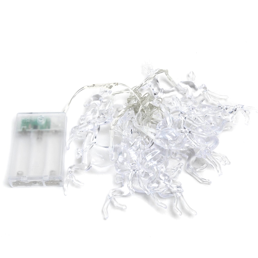 Aigostar - LED-lichtsnoer 20xLED/3xAA 3,3m rendieren