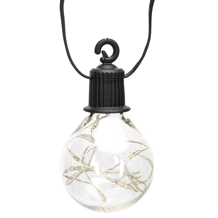 Aigostar - LED buiten decoratieve lichtsnoer 160 LED 10 m IP44 koelwit
