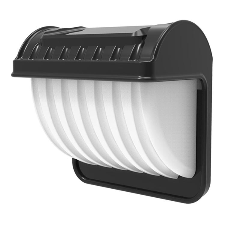 Aigostar - LED Luminaire solaire d'extérieur avec détecteur LED/0,12W/2V IP44