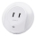 Aigostar - LED-nachtlampje met schemersensor voor in het stopcontact met USB LED/0,4W/230V
