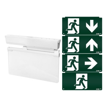 Aigostar - LED Noodverlichting EMERGENCY EXIT LED/3,6W/230V 6500K 500mAh