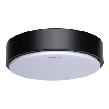 Aigostar - LED Plafondlamp LED/12W/230V 3000K d. 23 cm zwart