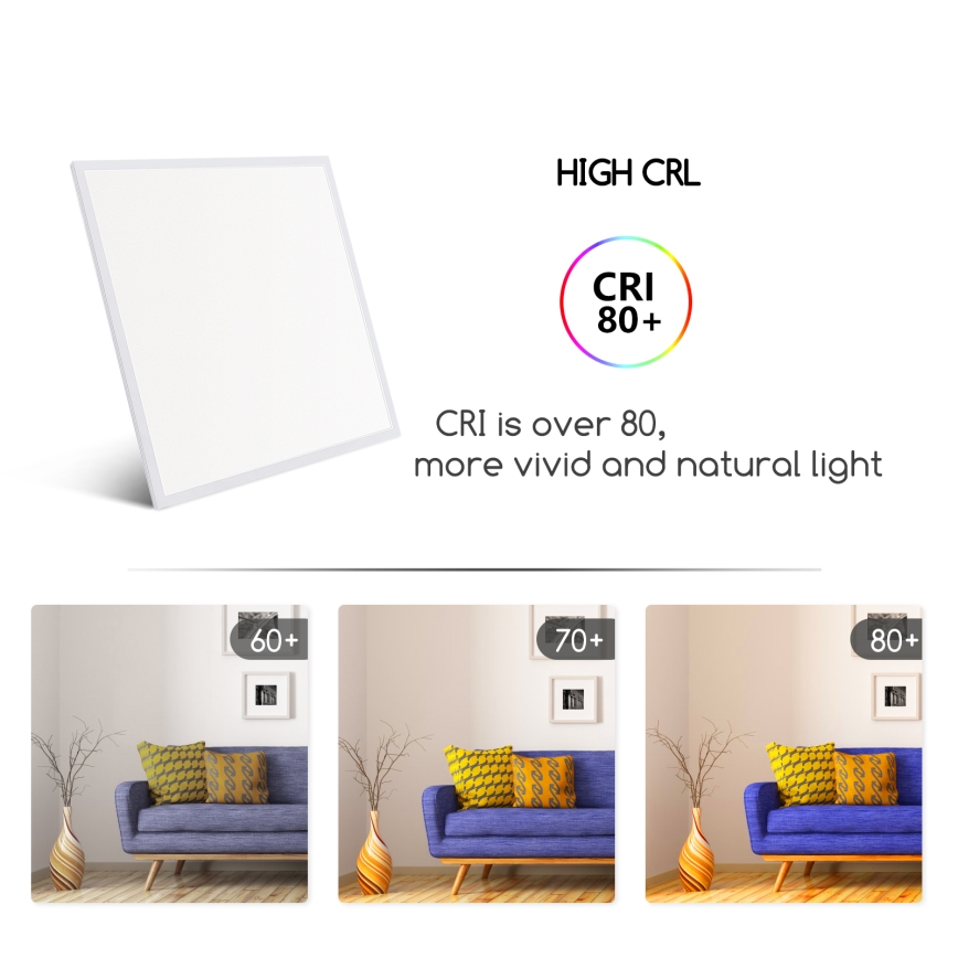 Aigostar - LED-Plafondpaneel LED/40W/230V 6500K 60x60cm wit