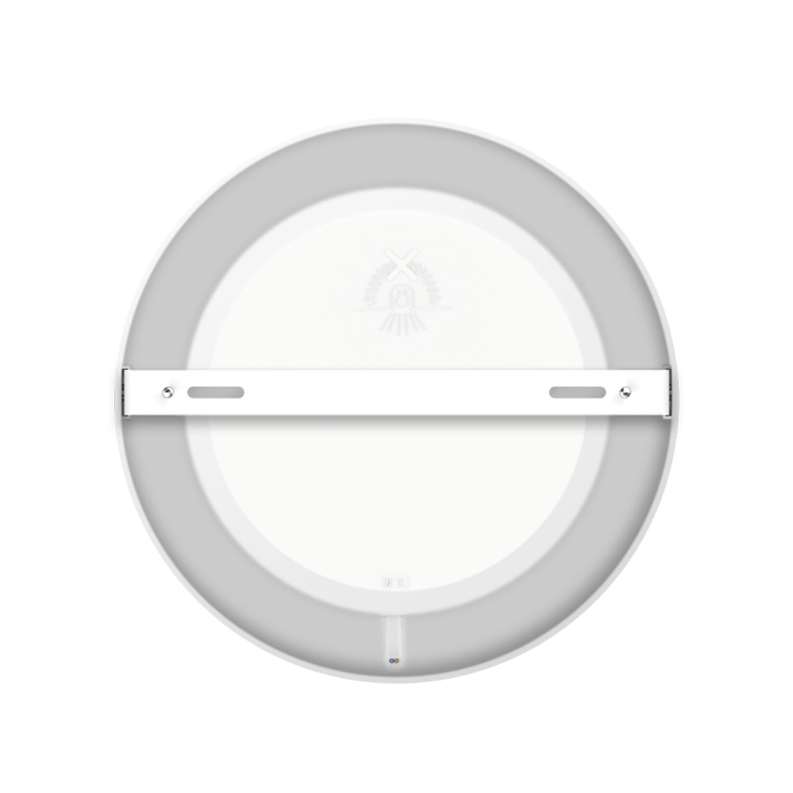 Aigostar - LED Plafonnier LED/12W/230V d. 17,4 cm 4000K blanc