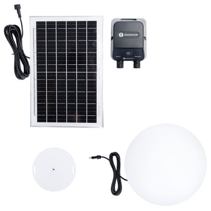 Aigostar - LED RGBW dimbare buitenlamp MESH LED/35W/3,7V 4000mAh 2700–6500K IP65 Ø 50 cm + afstandsbediening