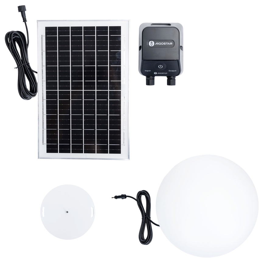 Aigostar - LED RGBW dimbare buitenlamp MESH LED/35W/3,7V 4000mAh 2700–6500K IP65 Ø 50 cm + afstandsbediening