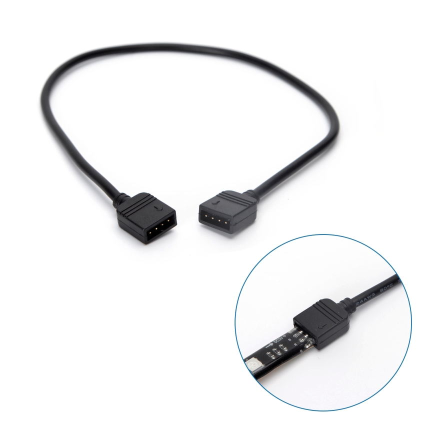 Aigostar - LED RGB Smart Dimbare strip 4x0,5m LED/4,5W/5V Wi-Fi + afstandsbediening