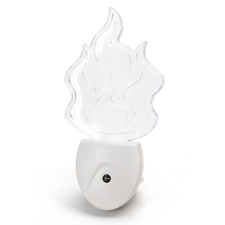 Aigostar - LED RGB Nachtlampje met sensor LED/0,5W/230V vlam